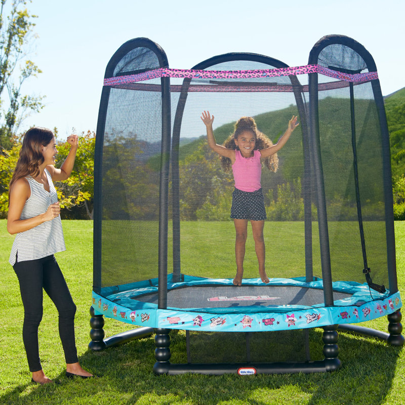 trampoline little tikes de 7 pi