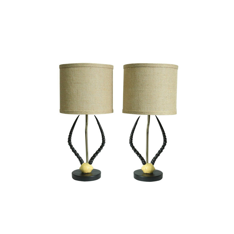 horn table lamp