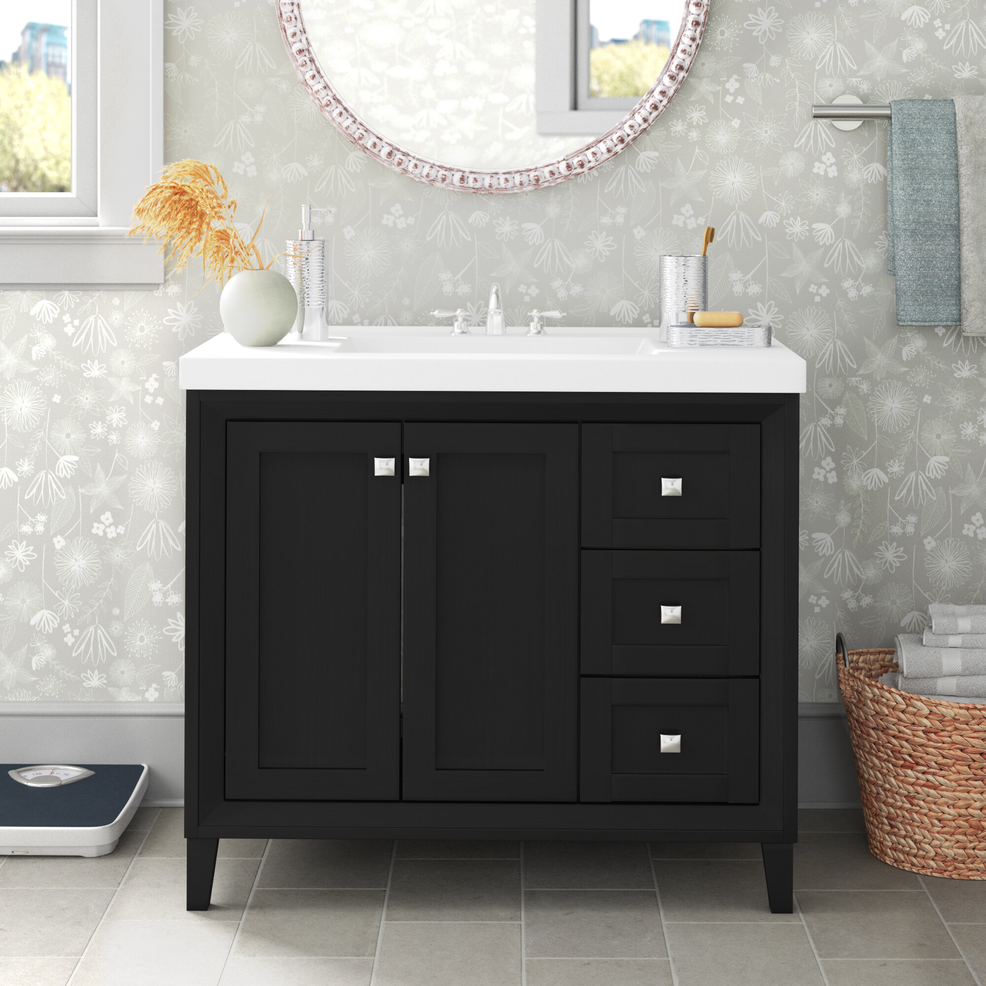 Three Posts Ingersoll 37 Single Bathroom Vanity Set Reviews Wayfair