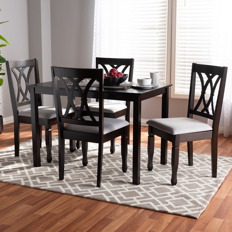 Canora Grey Sessums 4 - Person Dining Set 