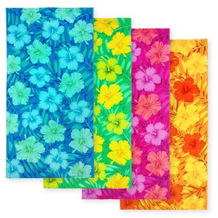 floral beach towel