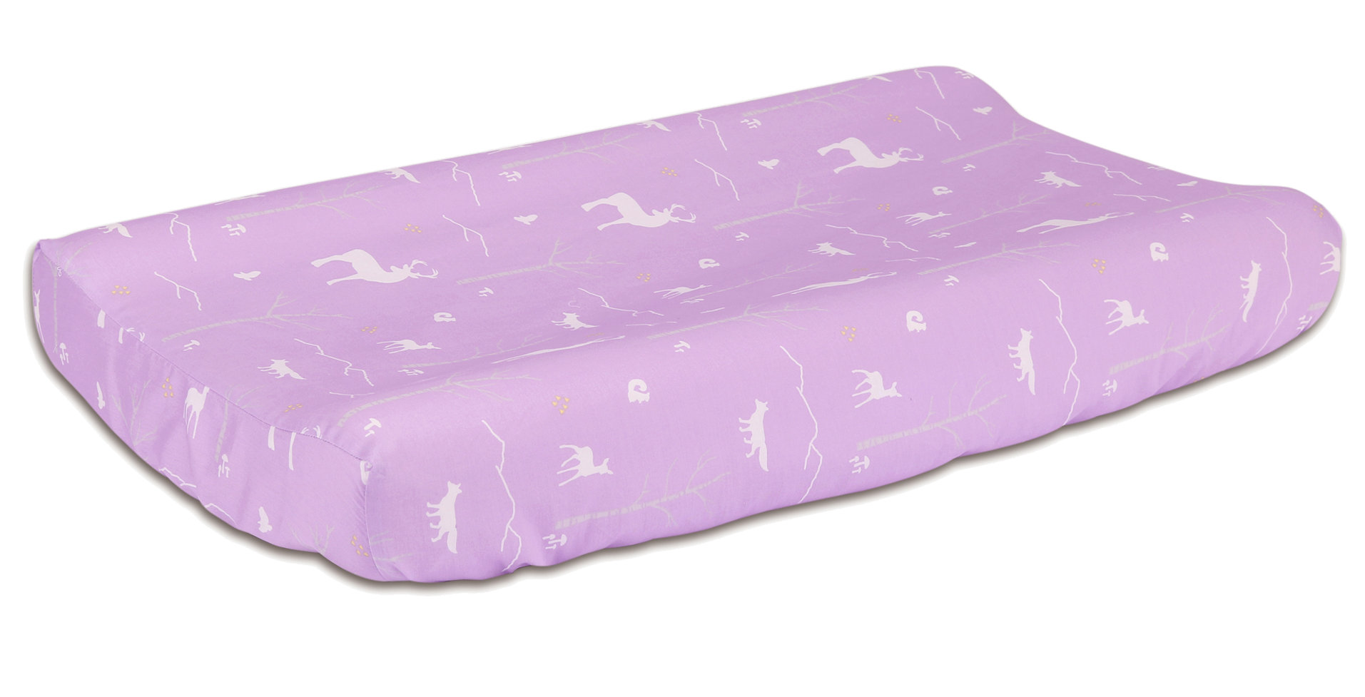 lavender changing pad cover