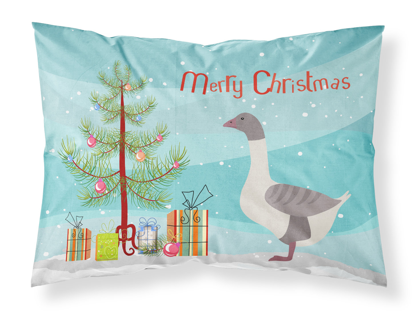 East Urban Home Back Goose Christmas Pillowcase Wayfair