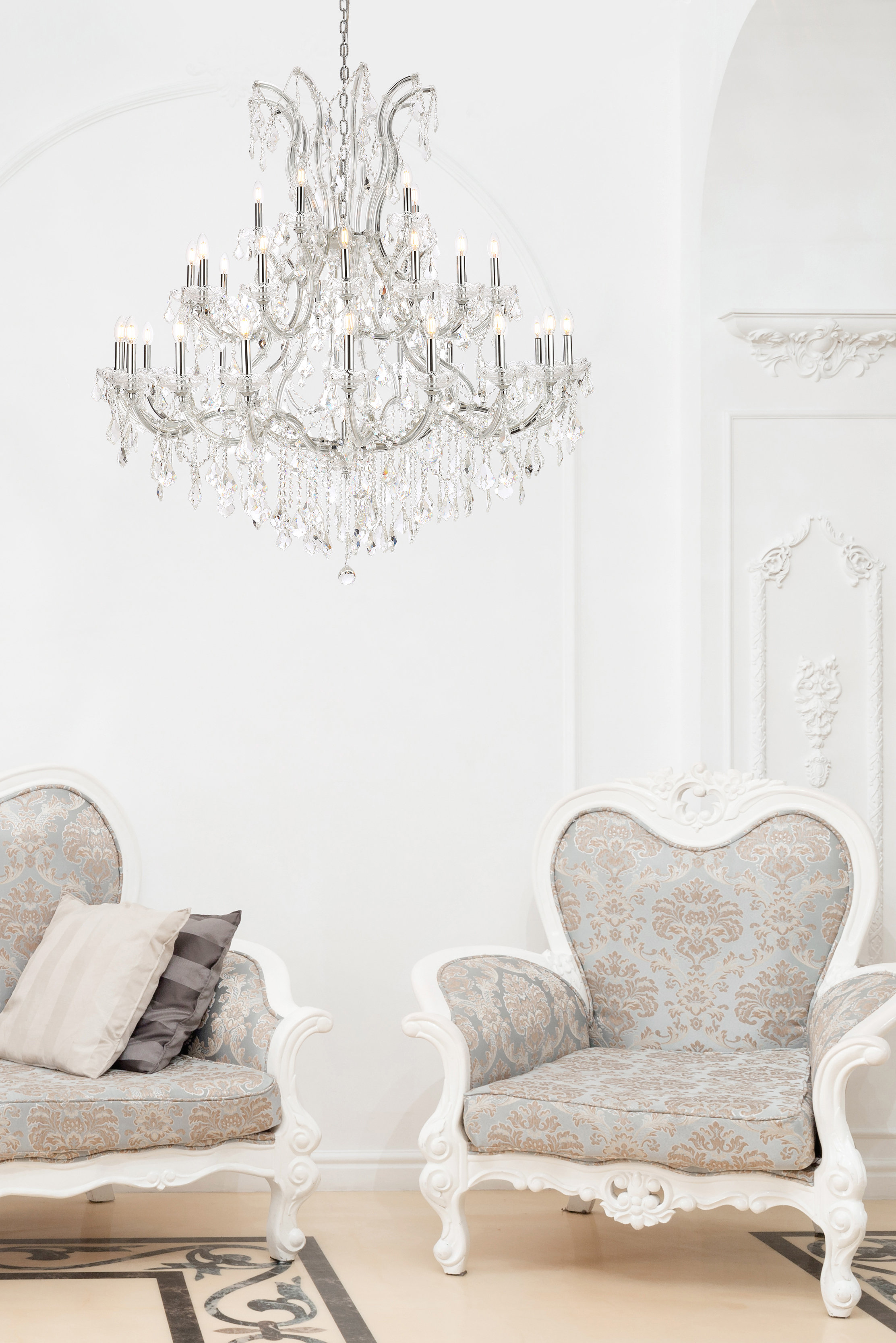 House Of Hampton Regina 41 Light Candle Style Tiered Chandelier Wayfair