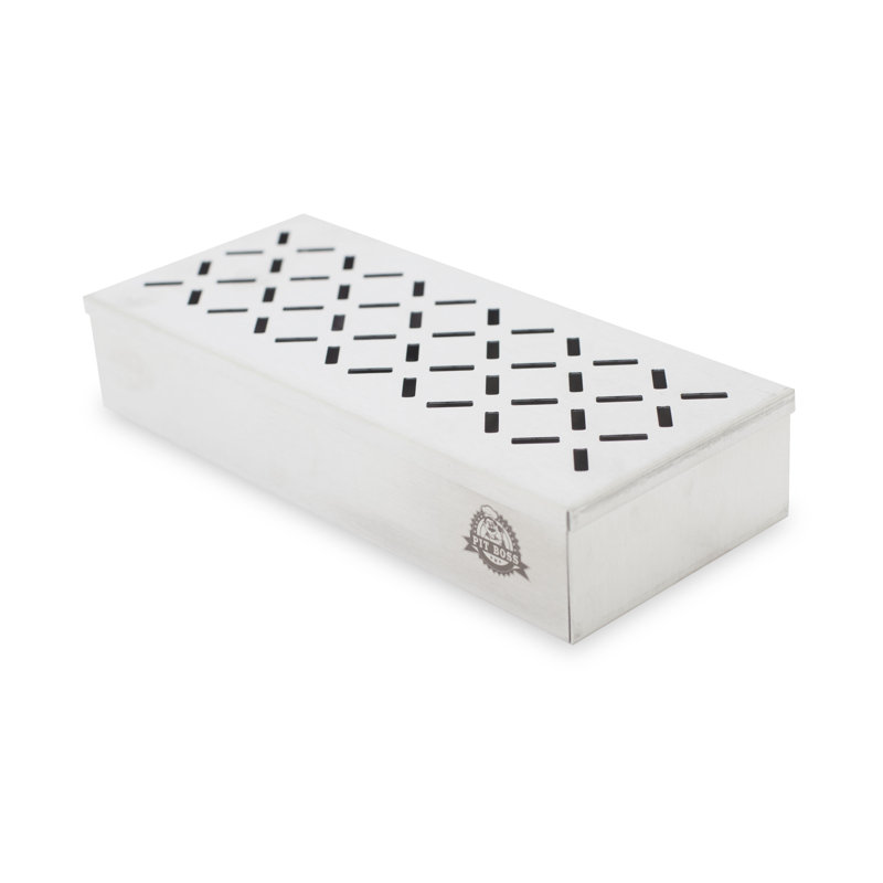 Stainless Steel Wood Chip Smoker Box Bayou Classic Works With Any Grill