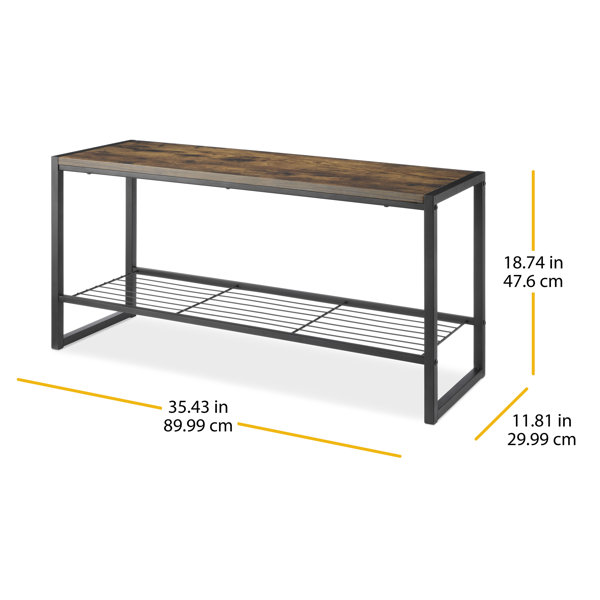 Union Rustic Stamey Manufactured Wood Bench Reviews Wayfair