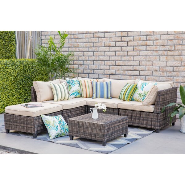 Grimes 6 Piece Sectional Set with Cushions