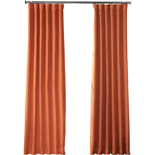 Modern Orange Curtains Drapes Allmodern