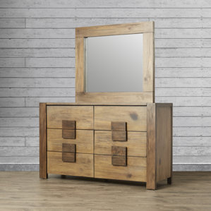 Morgana 6 Drawer Double Dresser with Handles by Trent Austin Design