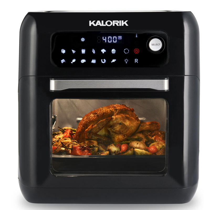 Kalorik 6 Quart Digital Xl Air Fryer Oven With 9 Accessories And