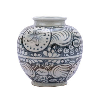 Aerin Home White 13 3 Ceramic Table Vase Perigold