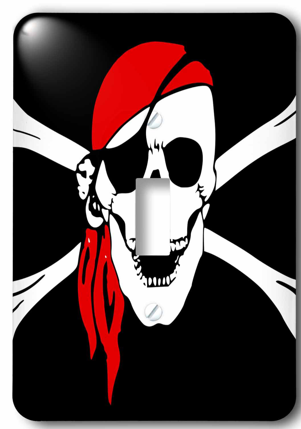 3drose Pirate Skull And Cross Bones 1 Gang Toggle Light Switch Wall Plate Wayfair