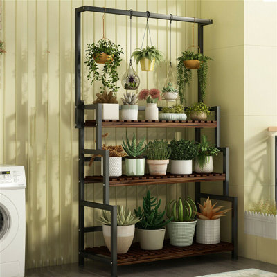 Piderit Rectangular Multi-Tiered Plant Stand