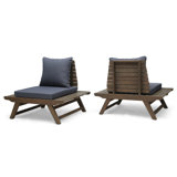 Armless Outdoor Club Chairs You Ll Love In 2021 Wayfair