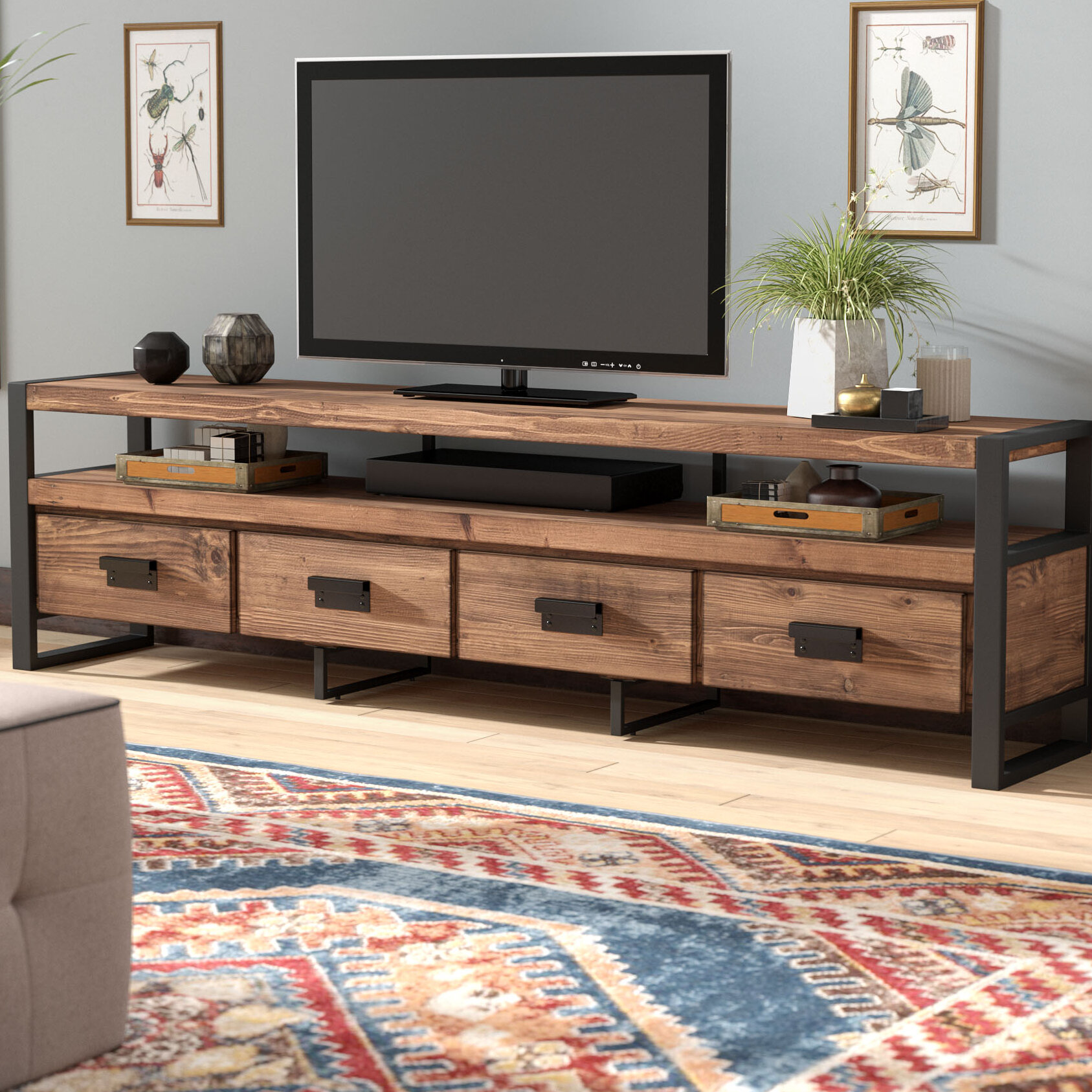 Union Rustic Kylee Solid Wood Tv Stand For Tvs Up To 94 Reviews