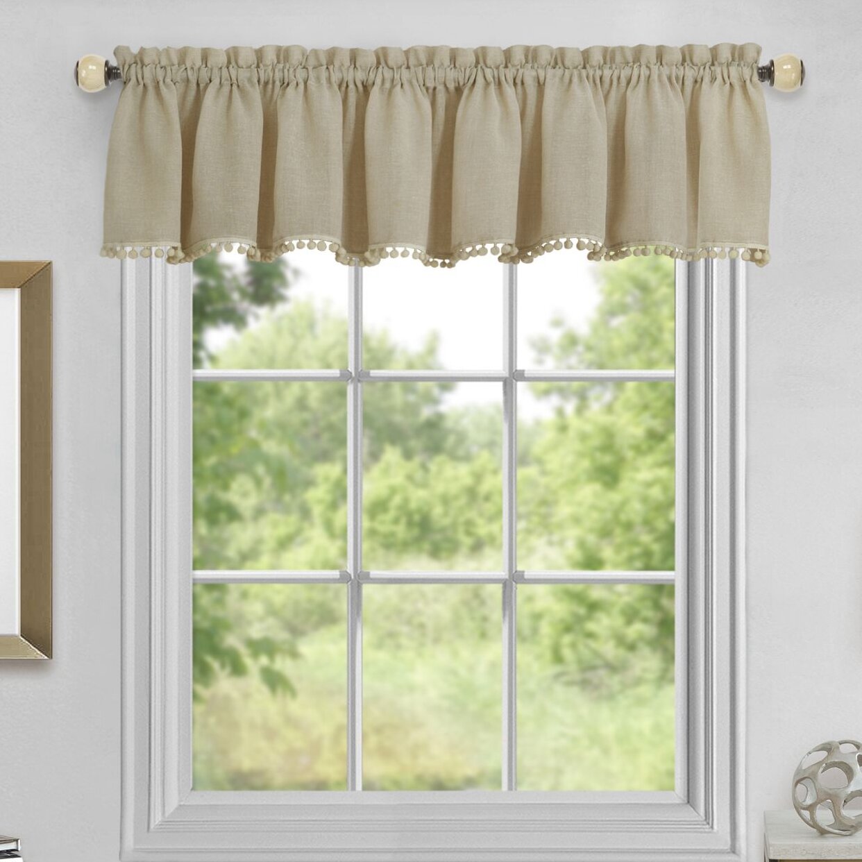 Solid Dakota Fields Valances Kitchen Curtains Youll Love In 2021 Wayfair