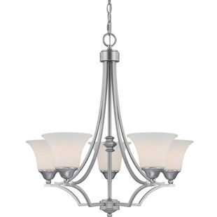 Go to store & view more images Weir 5-Light Shaded Chandelier by Charlton Home