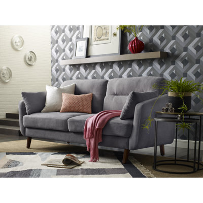 Chloe Mid-Century Modern Loveseat