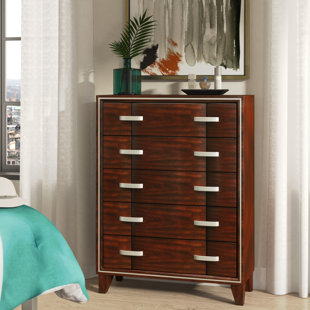 Go to store & view more images Brayden Studio Lumley Contemporary 5 Drawer Chest