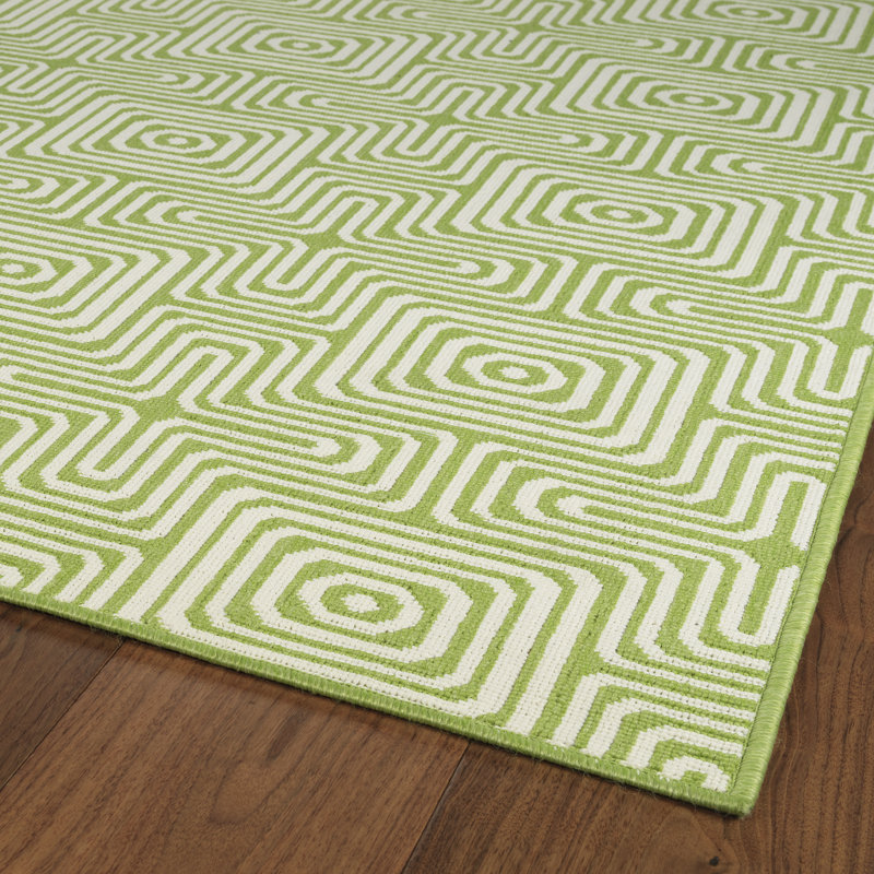 Brayden Studio Earp Lime Green Indoor Outdoor Area Rug Reviews