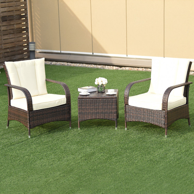 Latitude Run Bort Outdoor 3 Piece Rattan Seating Group With Cushions Wayfair Select the department you want to search in. bort outdoor 3 piece rattan seating group with cushions
