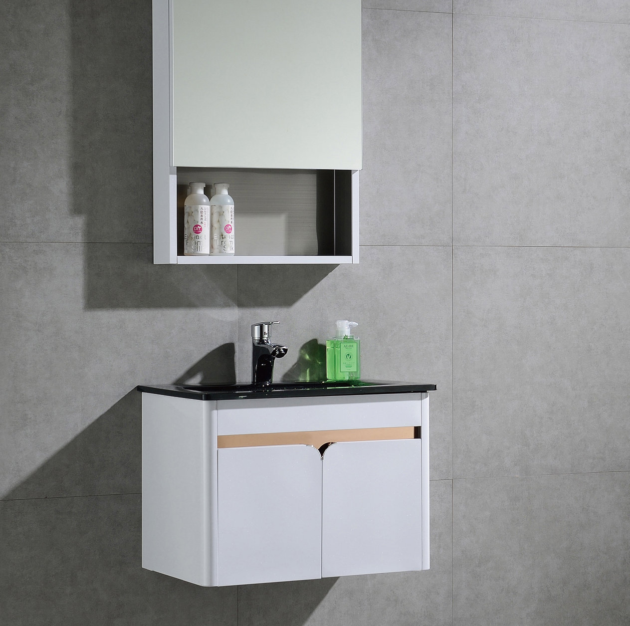 Brayden Studio Donatello 24 Wall Mounted Single Bathroom Vanity Set Wayfair