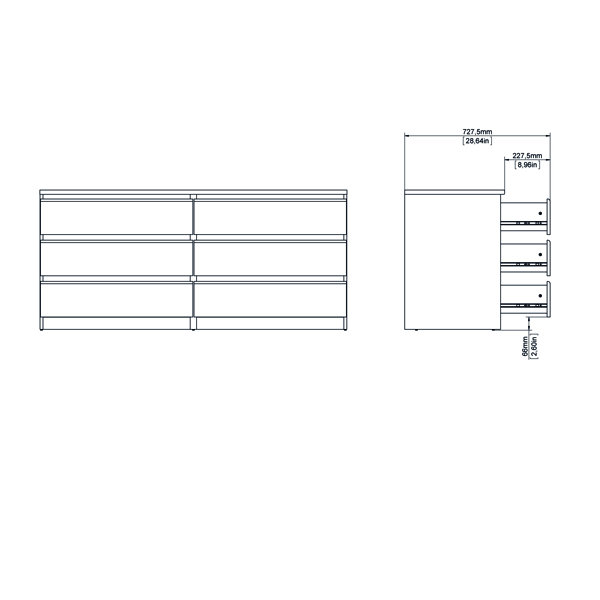 Zipcode Design Kepner 6 Drawer Double Dresser Reviews Wayfair Kepner 6 Drawer Double Dresser