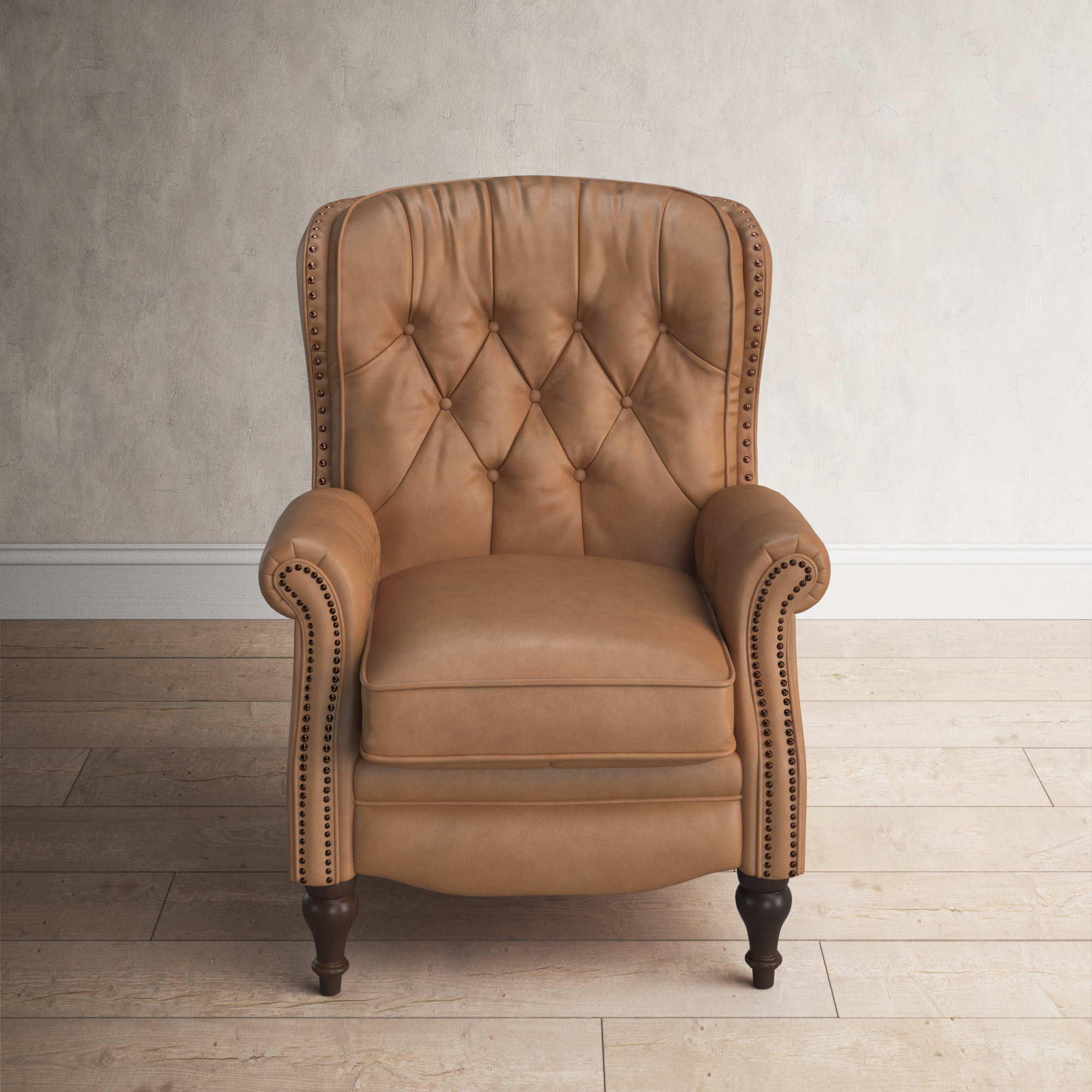 Birch Lane™ Deandra Leather Recliner & Reviews Wayfair