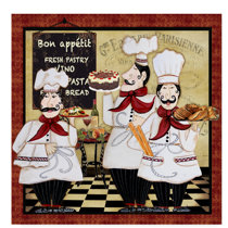 Fat Chef Kitchen Wall Art | Wayfair