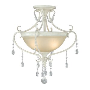 Bristol 2-Light Semi Flush Mount