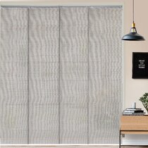 Details about   Deluxe Adjustable Sliding Panel Blind Patio Door Large Window Vertical Blind 