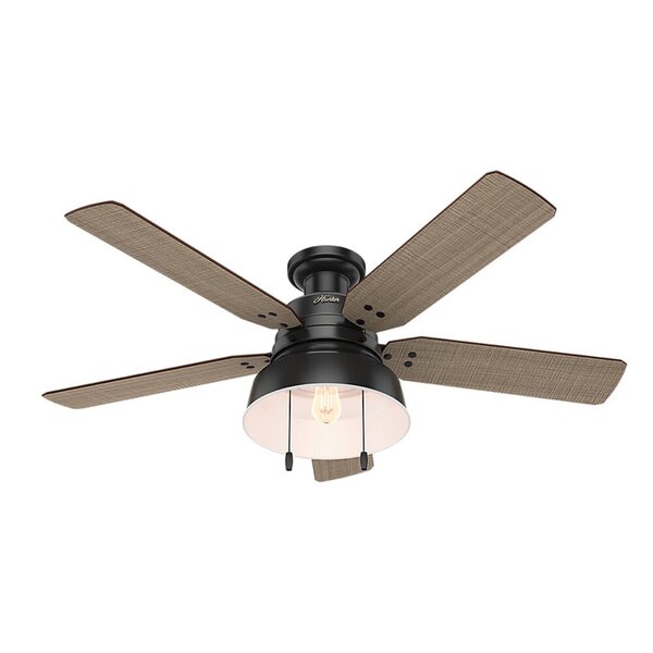 FJ WORLD L4815 contemporary ceiling fan with 6 blades 48" Dome light 