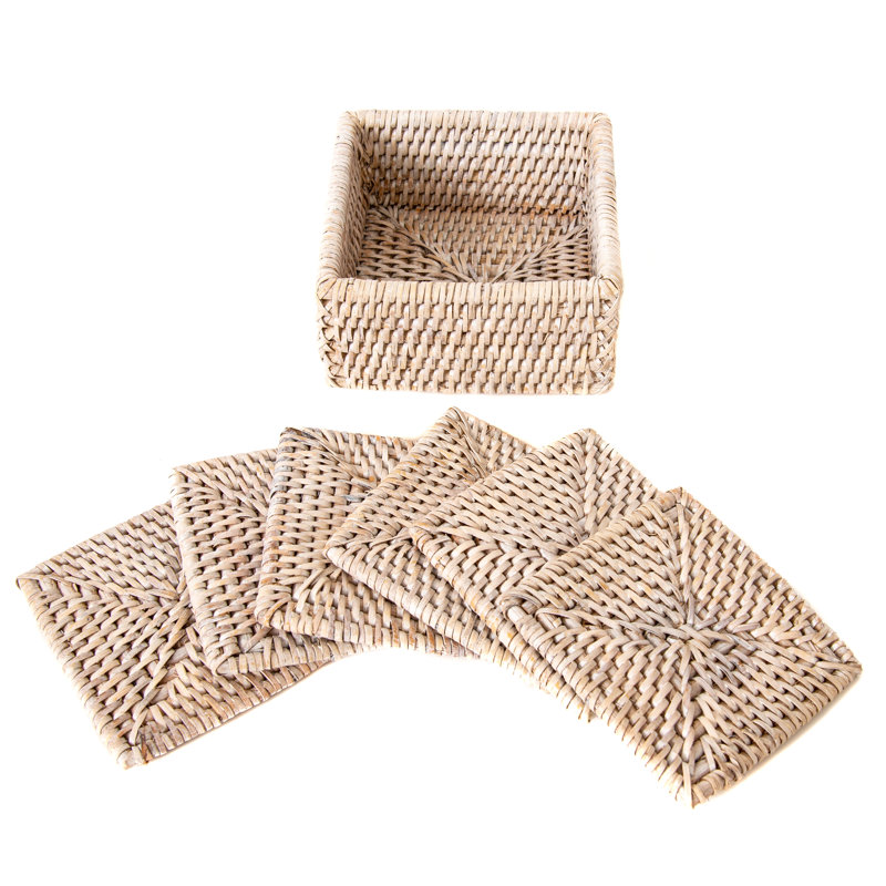 Square 6 Piece Coaster Set