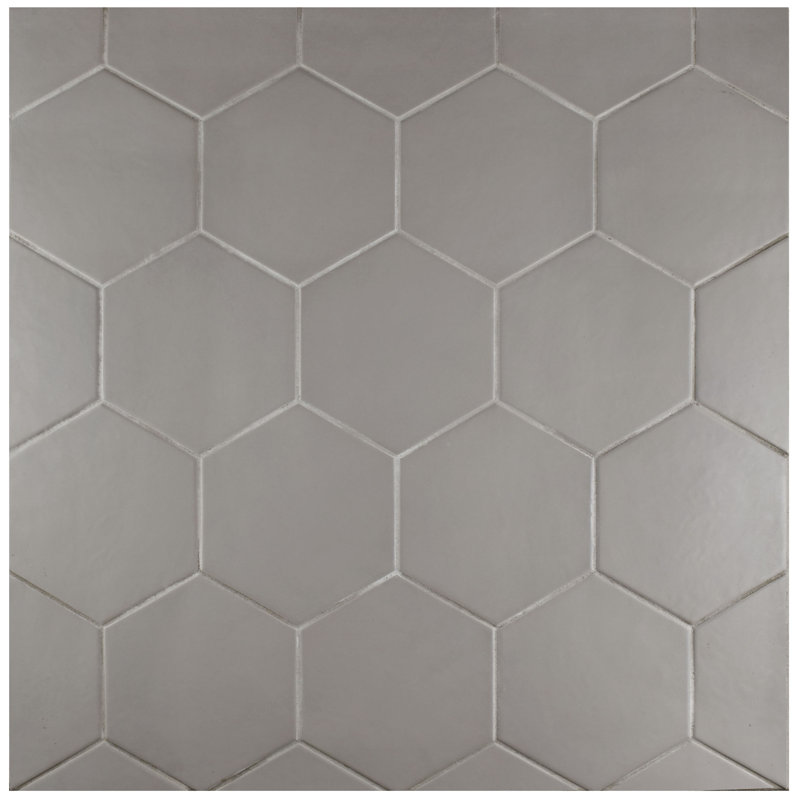 Glazed Porcelain Hexagon Tile Reviews Joss Main Glazed Porcelain Hexagon Tile
