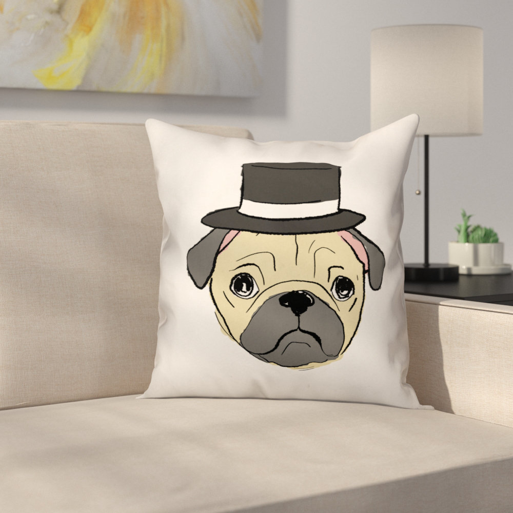pug in a top hat