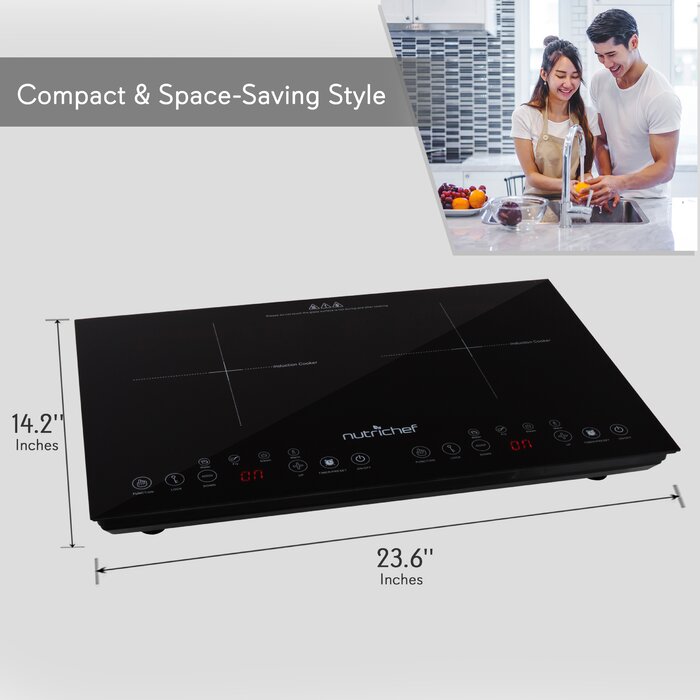 Serenelife Dual 24 Induction Cooktop With 2 Burners Wayfair