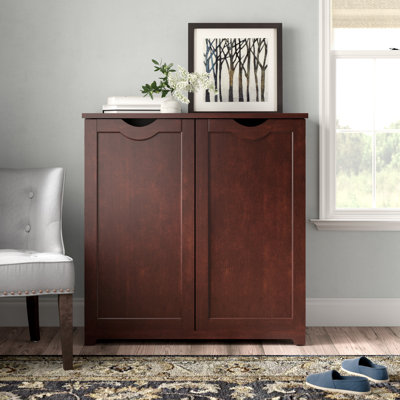 38 pair shoe storage cabinet with adjustable shelves