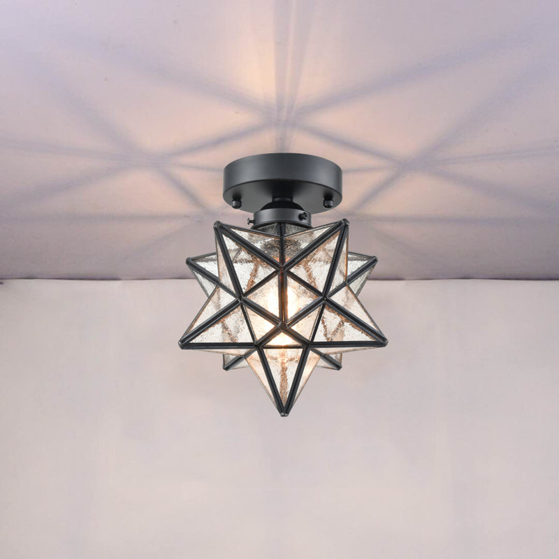Corrigan Studio Oneil 1 Light 7 87 Semi Flush Mount Wayfair