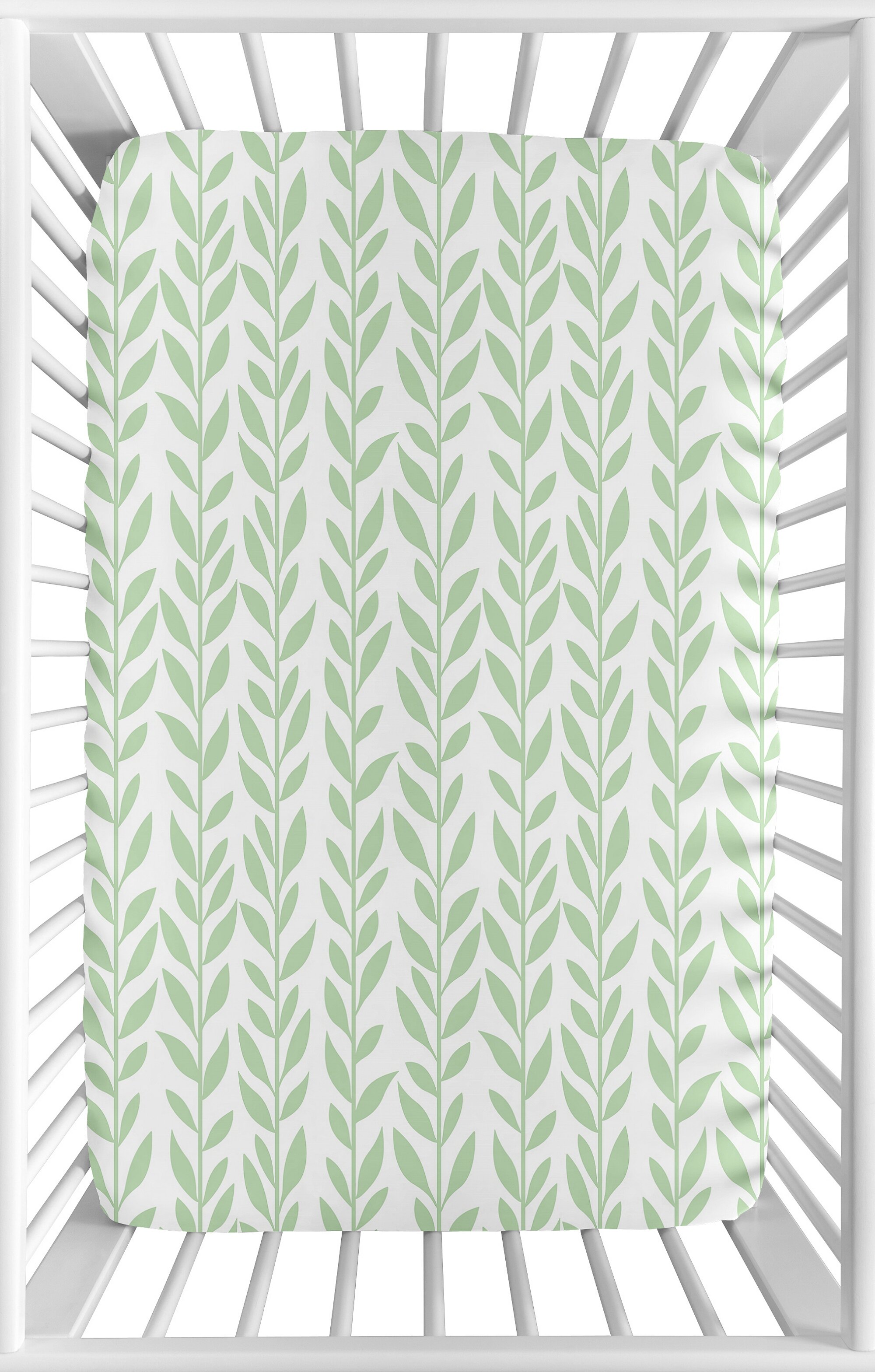 leaf crib sheet