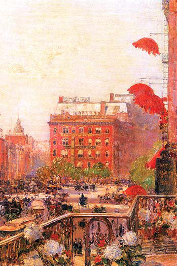 Buyenlarge Broadway And Fifth Avenue By Frederick Childe Hassam