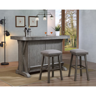 Vergara 3 Piece Bar Set by