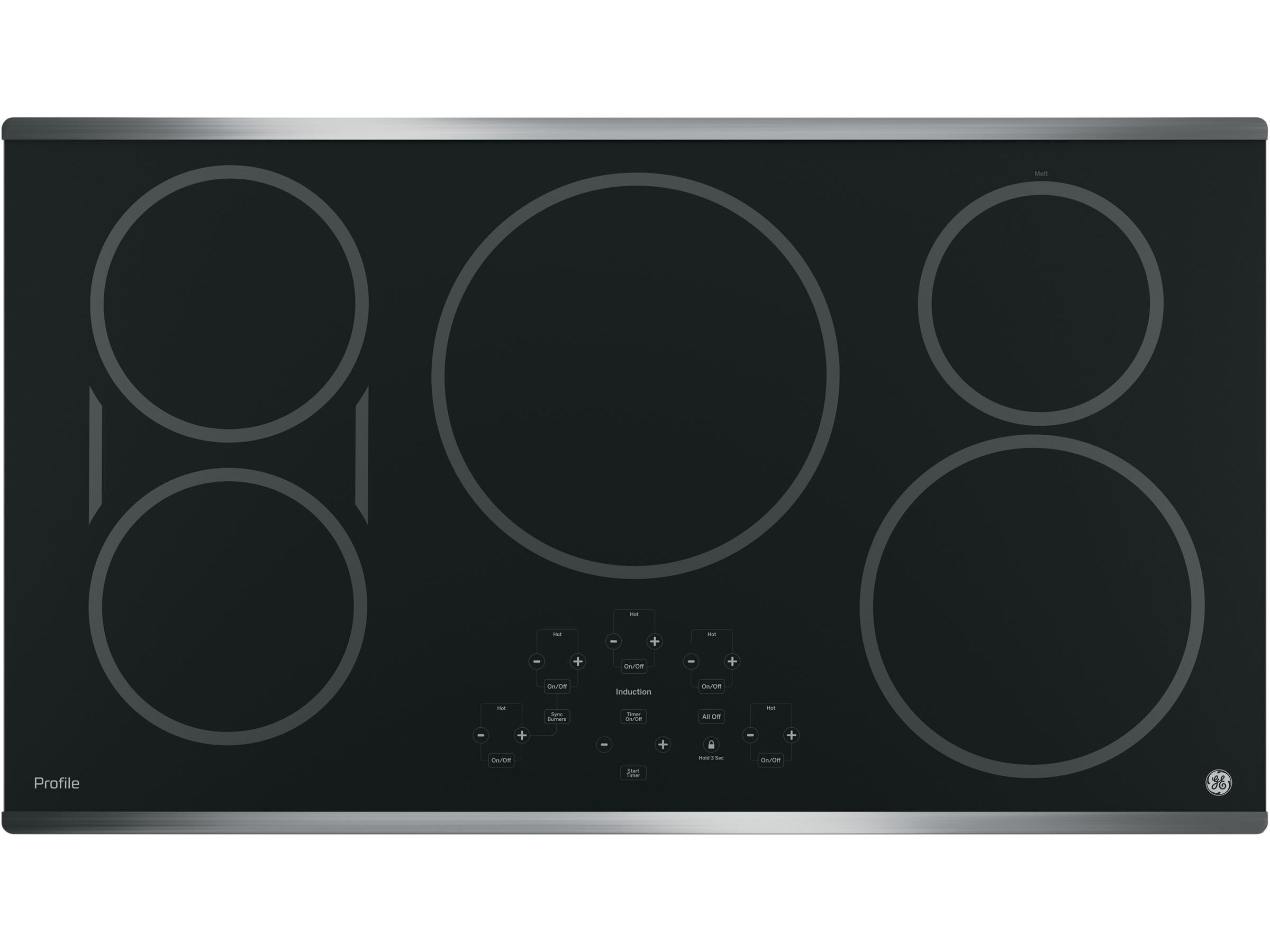 Ge Profile Range 34 Electric Cooktop With 5 Burners Wayfair Ca