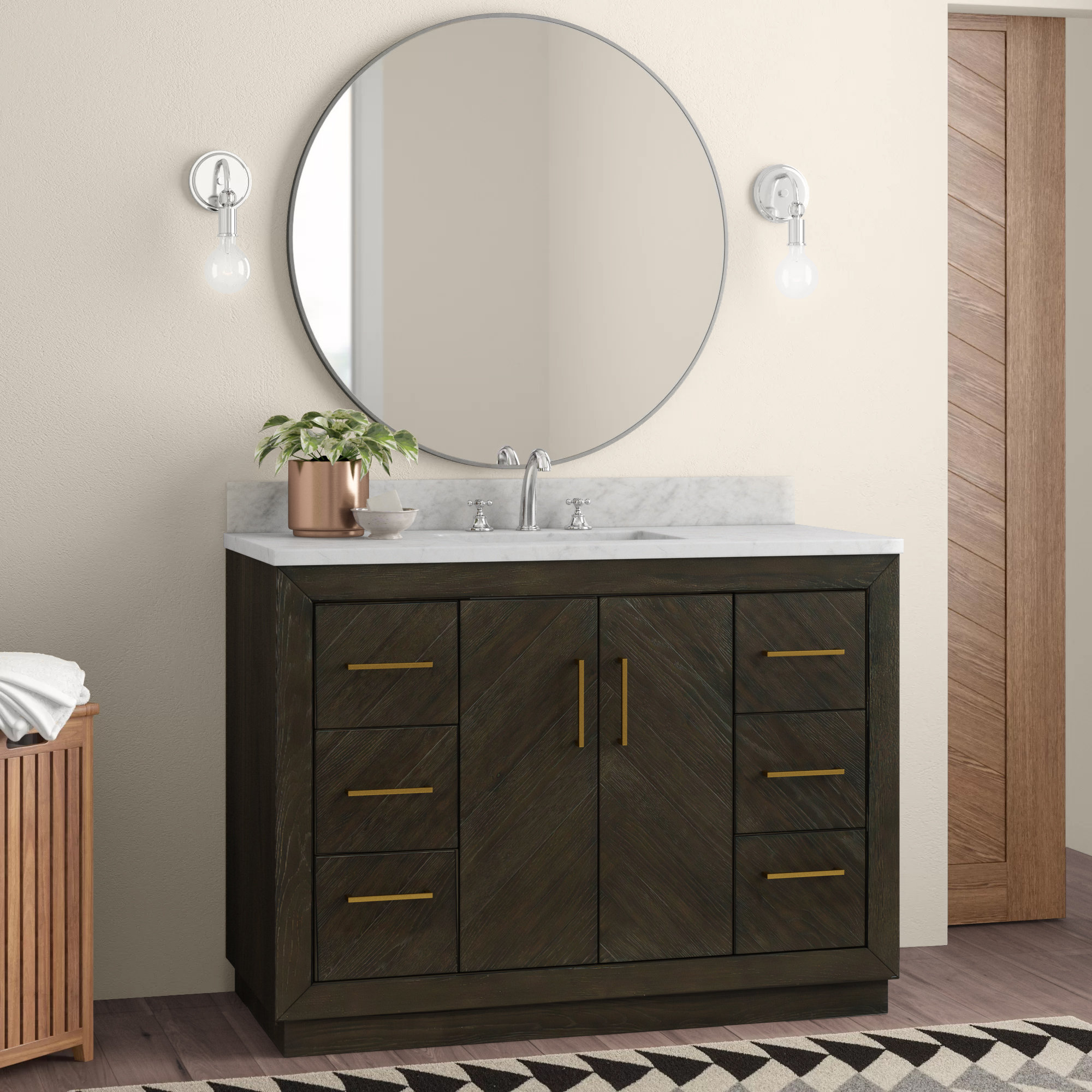 Allmodern Kolton 48 Single Bathroom Vanity Set Reviews Wayfair Allmodern Kolton 48 Single Bathroom Vanity Set Reviews Wayfair