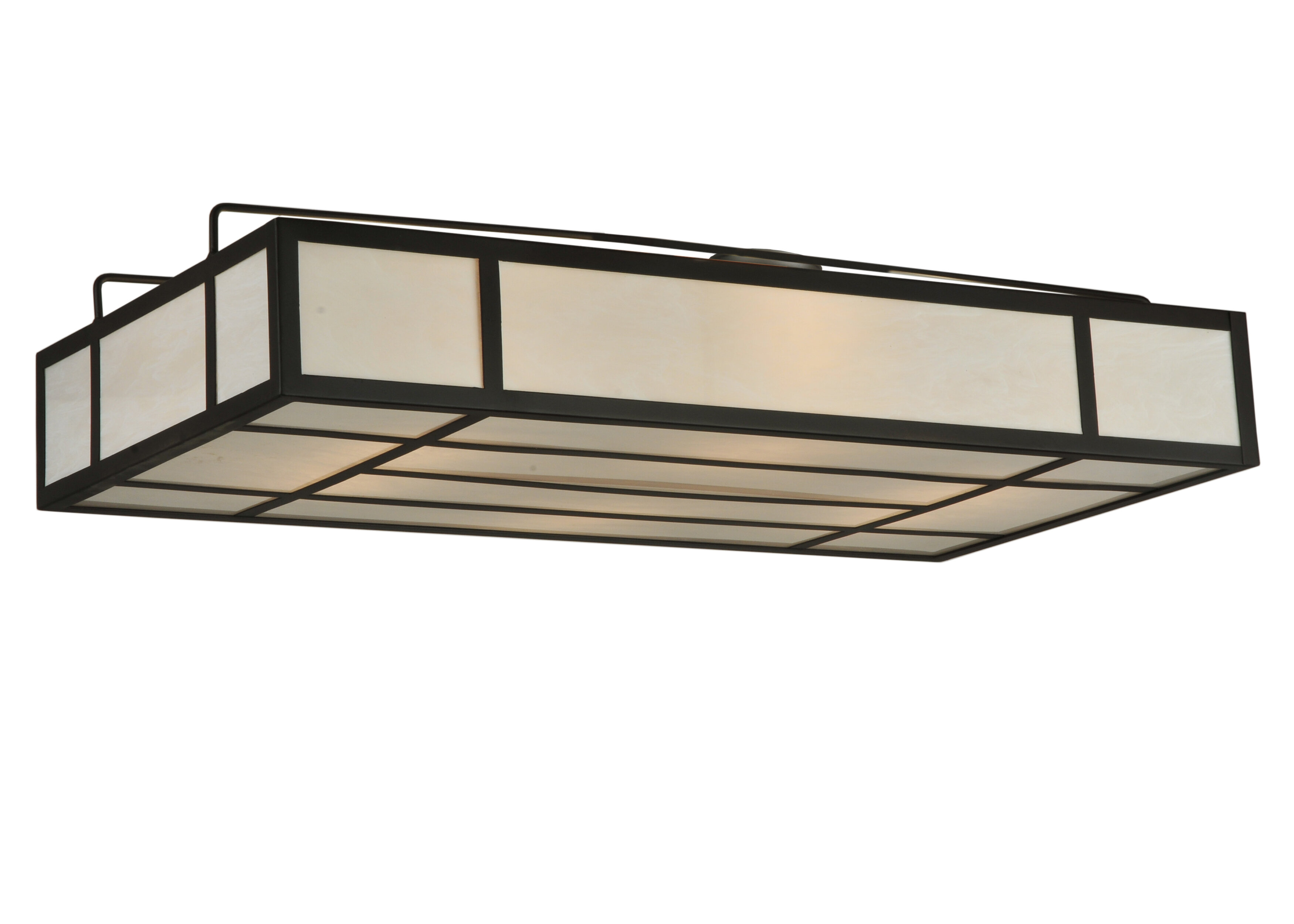 asian flush mount ceiling light