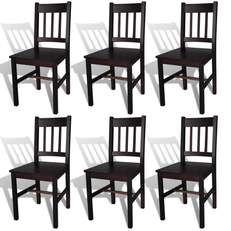 Alcott Hill Tayler Solid Wood Slat Back Side Chair In Brown Wayfair