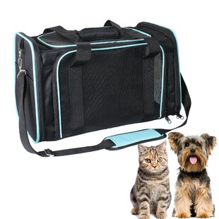 Pet Carrier Tote Bag Soft Sided Cat Travel Carrier Small Dog Ventilated Airline 