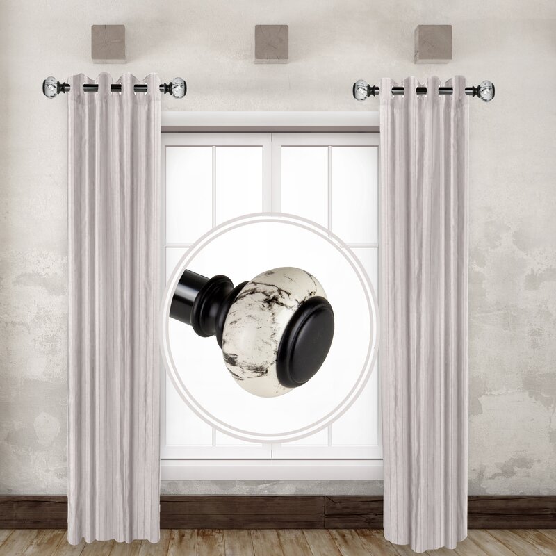 one side mount curtain rods