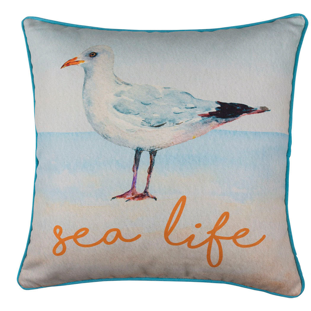 Highland Dunes Hester Sea Life Summer Throw Pillow Wayfair