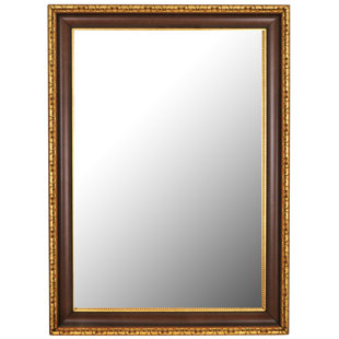 Gold Framed Wall Mirrors Wayfair Antique Gold Framed Accent Wall Mirror