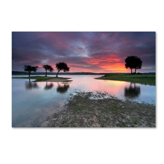 Designart Tuscany Wheat Field Hill Panorama 5 Piece Photographic Print On Wrapped Canvas Set Wayfair